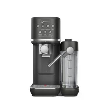 Imagem de Cafeteira Espresso Electrolux Cápsula, Pó e Sache Experience Vaporizador de Leite Preta (ECM70) 220V