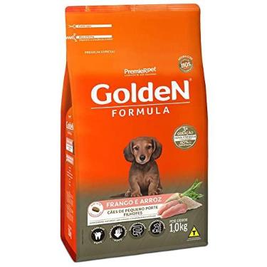 Imagem de Ração Golden Fórmula Mini Bits para Cães Filhotes de Pequeno Porte Sabor Frango e Arroz, 10,1kg Premier Pet Para Todas Pequeno Filhotes,
