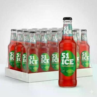 Imagem de Bebida Mista Alcoólica 51 Ice Melancia 24 Garrafas de 275ml