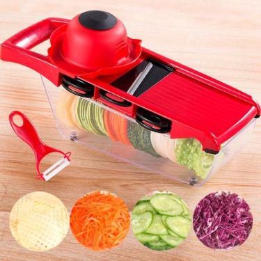Imagem de Mandolina 10 em 1 Para Fatiar Tomate Cebola E Outros Legumes - BELLATO