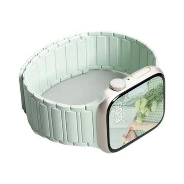 Imagem de Pulseira Esportiva Magnética De Silicone De 49mm 45mm 46mm 42mm 38mm 4