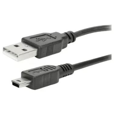 Imagem de Cabo, USB A Macho x Mini USB v3 2.0, 1.80 Metros, Preto