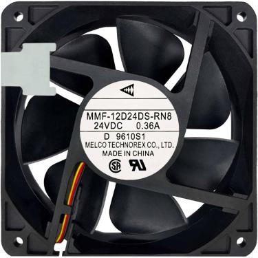 Imagem de Ventilador MMF-12D24DS 24V 0.36A 8.64W 3L 3P 120X120X38 C3 - Melco Tec