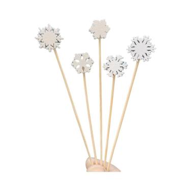 Imagem de Ornamento De Natal Com 50 Peças: Palitos De Bambu Descartáveis Para De