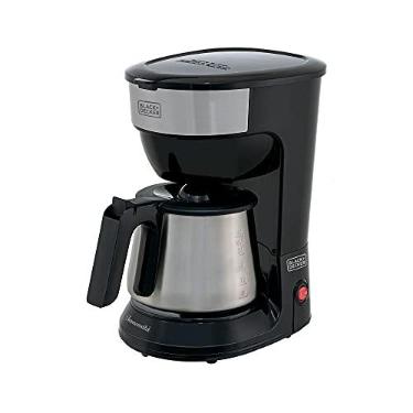 Imagem de BLACK+DECKER Cafeteira Elétrica com Jarra de Inox 38 Xícaras de Café, Preta, Potência 850W, Modelo CM38, 220V