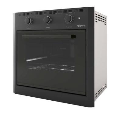 Imagem de Forno Elétrico de Embutir 60 Litros Fogatti Black E60, Preto, 220V