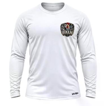 Imagem de Camisa Uv +50 Atlético Mineiro Torcedor Galo, Branco, G1
