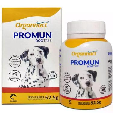 Imagem de Promun Dog Tabs 52,5g - 30 Tabletes Organnact, 52,5g