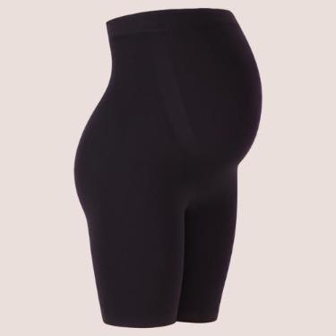 Imagem de Bermuda Calça Alta Boxer Gestante Gravidez Sem Costura - Zee Rucci, Pr