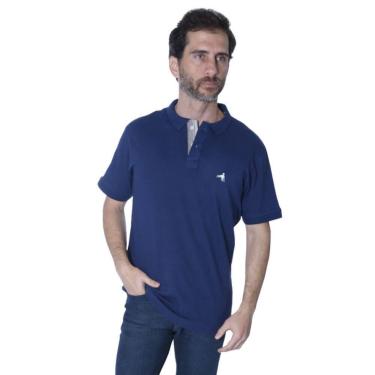 Imagem de Camisa Polo Hipica Player Classic Elastano, Marinho, M