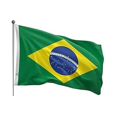 Imagem de Bandeira Do Brasil Oficial Dupla Face (1,50m X 0,90cm)