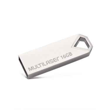 Imagem de Pendrive De 16 Gb Metálico Fácil De Usar Multilaser Pd850