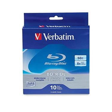 Imagem de Verbatim BD-R 50GB 8X Blu-ray Disco de mídia gravável camada dupla - eixo - 97335, marca, pacote com 10