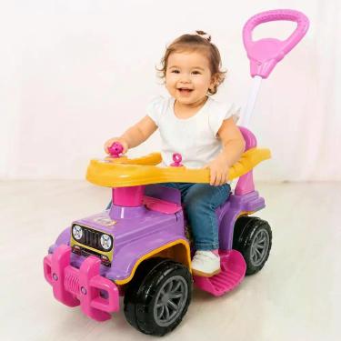 Imagem de Carrinho de Passeio Quadriciclo JIP JIP Maral com Empurrador Infantil