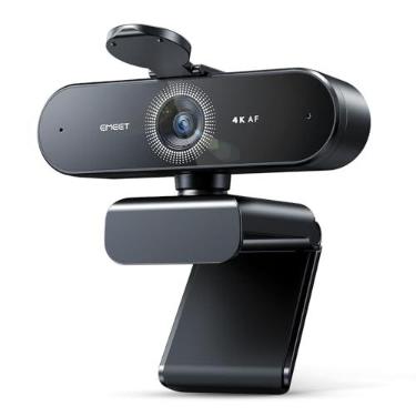 Imagem de Webcam eMeet NOVA 4K para PC - Ultra 4K HD, Autofoco PDAF, Microfones com Cancelamento de Ruído Duplo, 73° Ângulo de Visão, Correção Automática de Luz, USB Plug&Play, Tampa de Privacidade