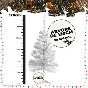 Imagem de Árvore de Natal VERDE com 120 unidadesGalhos – Árvore de Natal de alta qualidade – monte uma decoração deslumbrante e durável