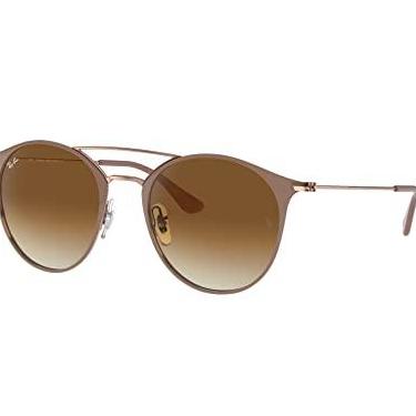 Imagem de Óculos de Sol Ray-Ban 0RB3546L 907151 Tam 52 / Marrom Claro - Lentes Marrom Gradiente