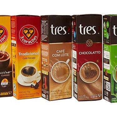 Imagem de Kit Cápsulas Três Corações 50 Cápsulas