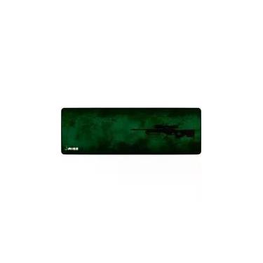 Imagem de Mousepad Gamer Rise Mode Speed, Sniper, Estendido (900x300mm), Verde, Borda Costurada - RG-MP-06-SNP