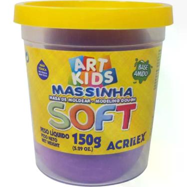 Imagem de Massa para Modelar SOFT 150G.VIOLETA BS Amido - Acrilex