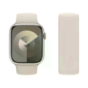 Imagem de Pulseira De Silicone Solo Loop Para Apple Watch De 44mm 45mm 46mm 49mm