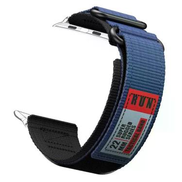 Imagem de Pulseira De Nylon Para Apple Watch Band Ultra 49mm 46mm 42mm 45mm 44mm