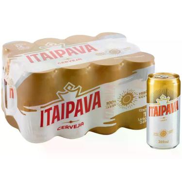 Imagem de Cerveja Itaipava Pilsen 12 Unidades Lata 269ml