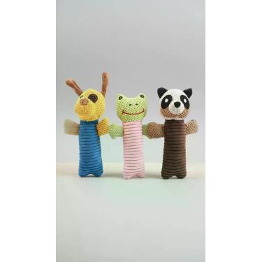 Imagem de Brinquedo Pet Pelúcia Com Apito Colorido 18,5cm - Congratulations Stor