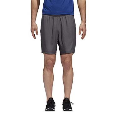 Imagem de adidas Run It Bermuda masculina, Cinza, Large