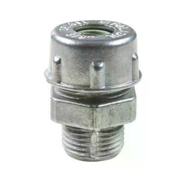 Imagem de Conector Prensa-cabo 1/2" Em Alumínio - Bucha Na Cor Verde