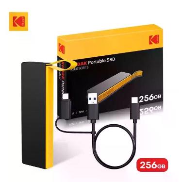 Imagem de Ssd Externo Kodak X206 256gb Usbc, 1000mb/s Portátil