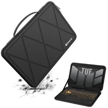 Imagem de Bolsa e capa protetora rígida de EVA Smatree compatível com laptop ASUS TUF Gaming A15 2024/2023 de 15,6 polegadas, para estojo de viagem à prova d'água ASUS TUF Gaming F15 2022/2021 de 15,6 polegadas