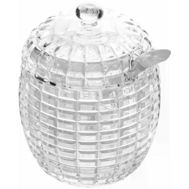 Imagem de Açucareiro 210ml Com Colher De Cristal Ecológico Tress - Lyor