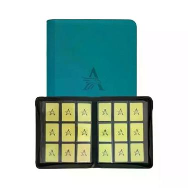 Imagem de Pasta De Cartas Preta Com 9 Bolsos, Capacidade Para 720 Cartas MTG TCG