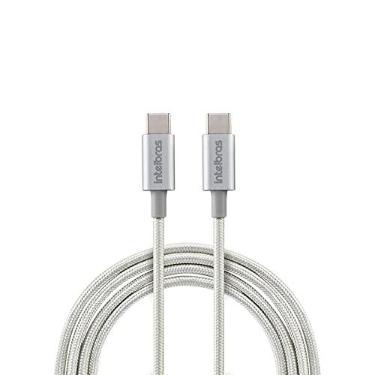 Imagem de Cabo USB-C em nylon 1,5m Intelbras EUCC 15NB Branco
