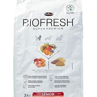 Imagem de A Ração Hercosul Biofresh Cães Sênior Raças Pequenas e Mini Biofresh para Todas Pequeno Idosos - Sabor Outro 3kg