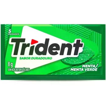Imagem de Chiclete Trident Menta Verde 5Un