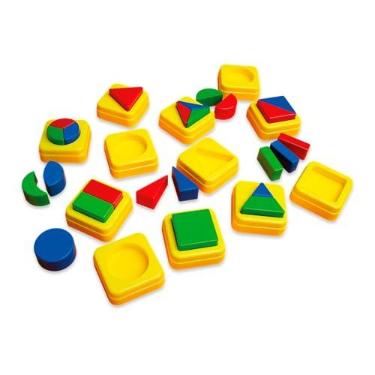 Imagem de GGB Jogo Muliformas de Encaixe 36 Peças Colorido