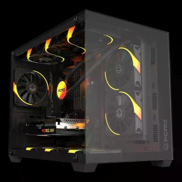 Imagem de Gabinete Gamer Pcyes Forcefield V2 Black Vulcan - Gffv2bv