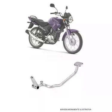 Imagem de Pedal Freio Cromado Cometa 5006 Factor YBR 125 ED 2008-2016