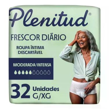 Imagem de Roupa Íntima Plenitud Frescor Diário G/XG 32 Unidades