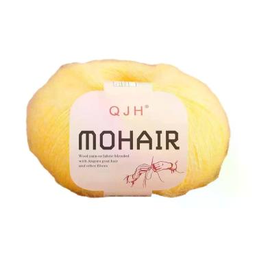 Imagem de Fio De Mohair Acrílico Macio E Quente, 6 Pacotes De 150g Para Tricô Ar