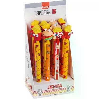 Imagem de Lapiseira 0.7MM Divertida FAST Food PLAST.3MOD DP.C/12 - BRW