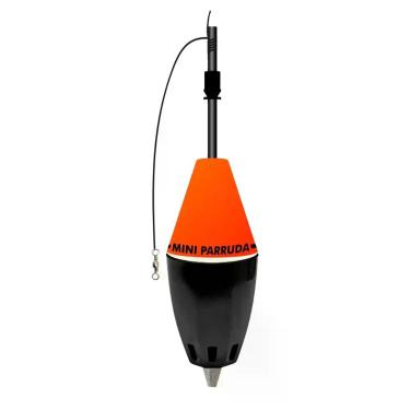 Imagem de Bóia Cevadeira Mini Parruda Copo Preto 36g - Jr Pesca, Laranja