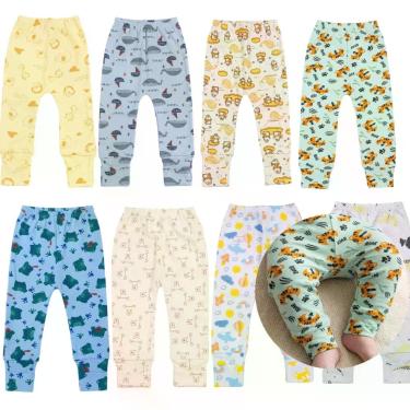 Imagem de Kit 5 Peças Mijão Bebê Infantil Algodão Estampado Cores Sortidas - Mal