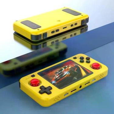 Imagem de Console De Videogame Retro Verde Com Tela IPS De 3,5 Polegadas, 64GB 1