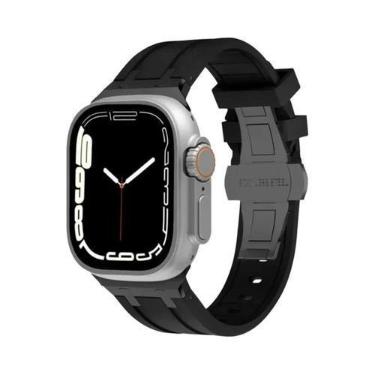 Imagem de Pulseira De Borracha Ultra Macia Para Apple Watch Band 49 45 44 41 42 
