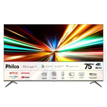 Imagem de Smart TV 75 Philco QLED 4K Google TV Dolby Vision P75CGA, 75"