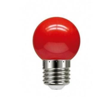 Imagem de Lâmpada Led Galaxy Bolinha G45 Decorativa 1,5W 220V Vermelha
