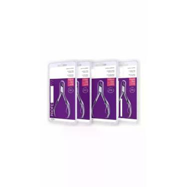 Imagem de Kit 4 Alicates Inox para Cutícula Afiado Profissional - Congratulation